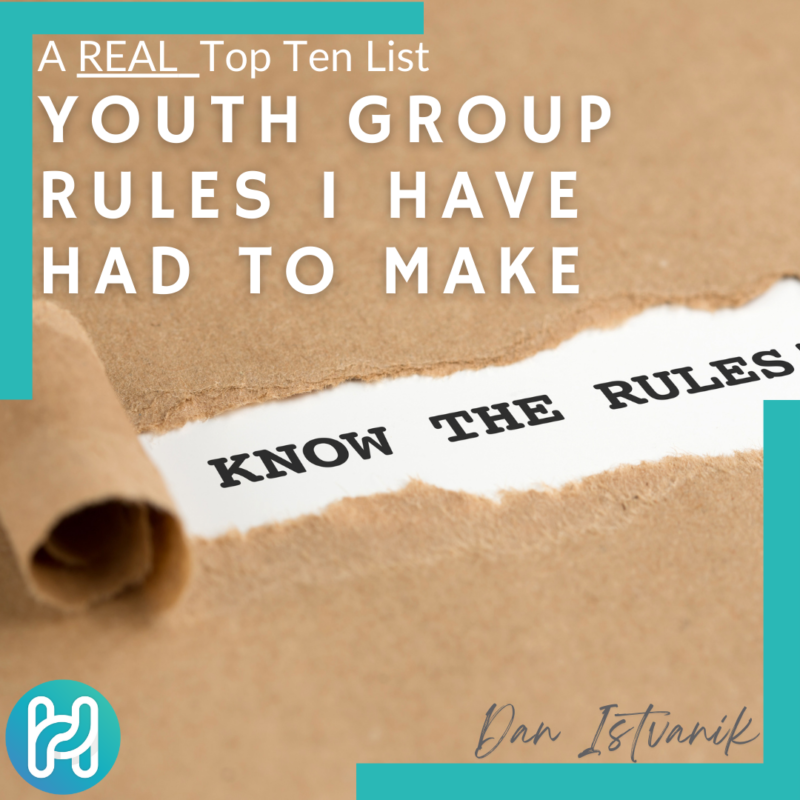 youth group rules